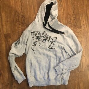 Warner Bros. Light Gray Hogwarts Hoodie